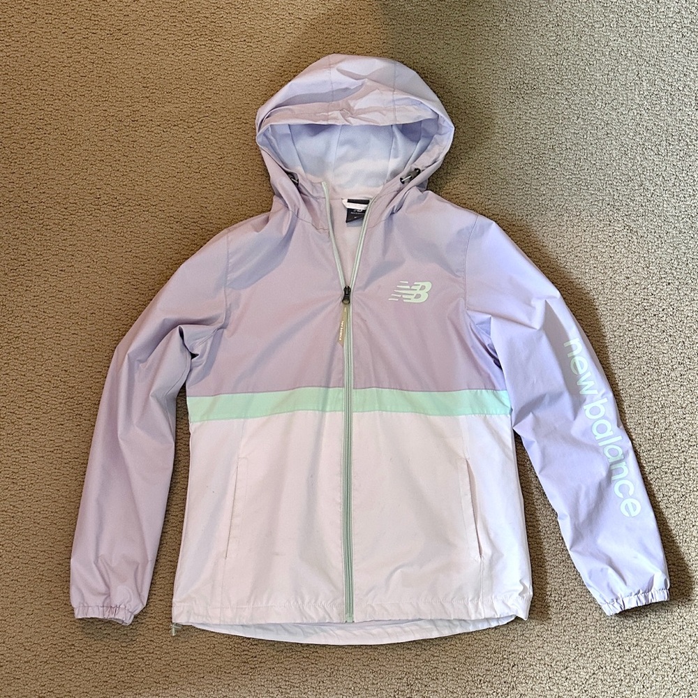 New Balance Jacket in Light Purple and Mint Green